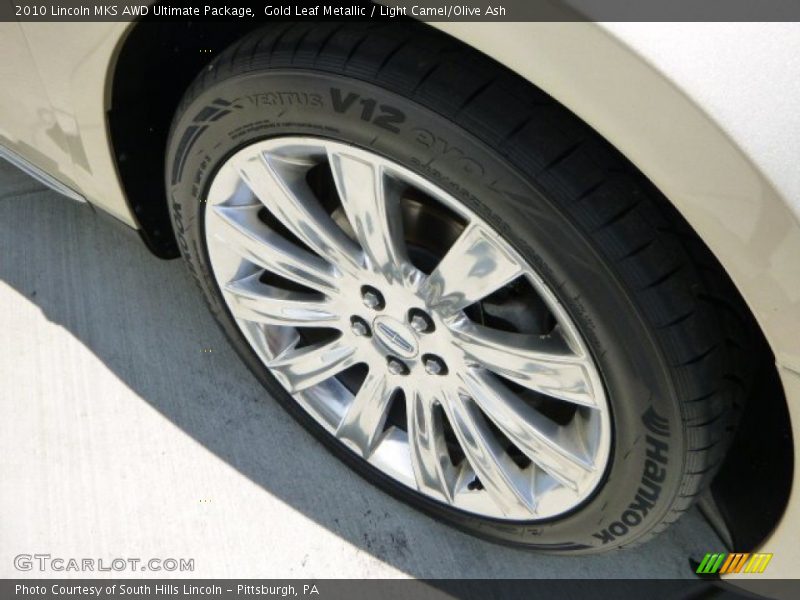 Gold Leaf Metallic / Light Camel/Olive Ash 2010 Lincoln MKS AWD Ultimate Package