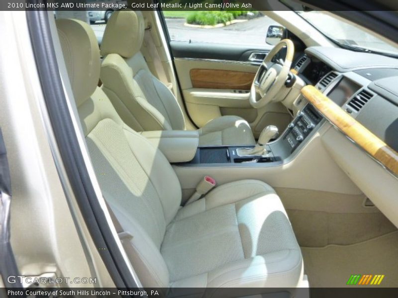 Gold Leaf Metallic / Light Camel/Olive Ash 2010 Lincoln MKS AWD Ultimate Package
