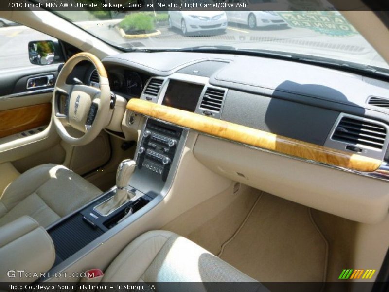 Gold Leaf Metallic / Light Camel/Olive Ash 2010 Lincoln MKS AWD Ultimate Package