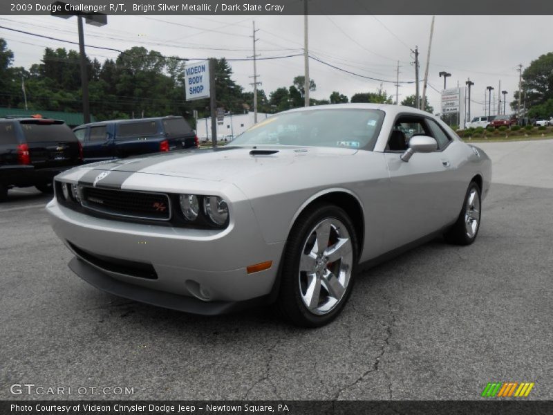 Bright Silver Metallic / Dark Slate Gray 2009 Dodge Challenger R/T