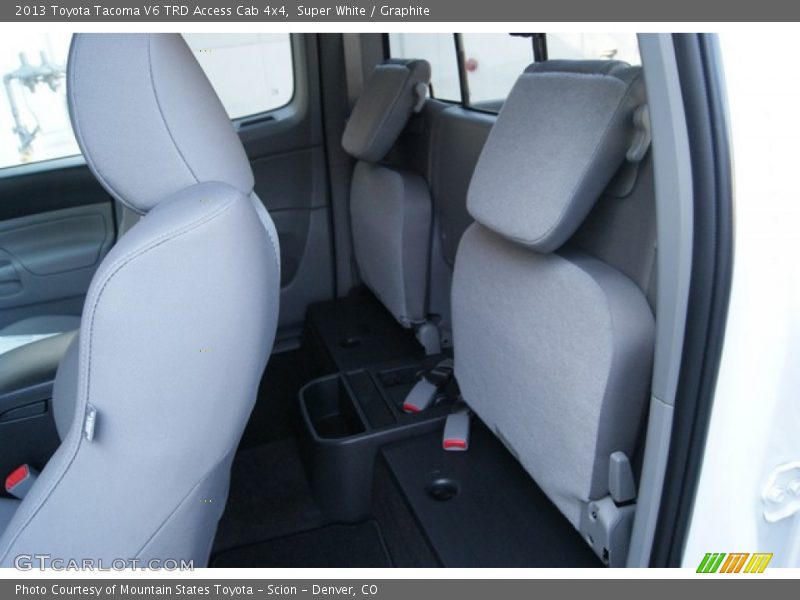 Super White / Graphite 2013 Toyota Tacoma V6 TRD Access Cab 4x4
