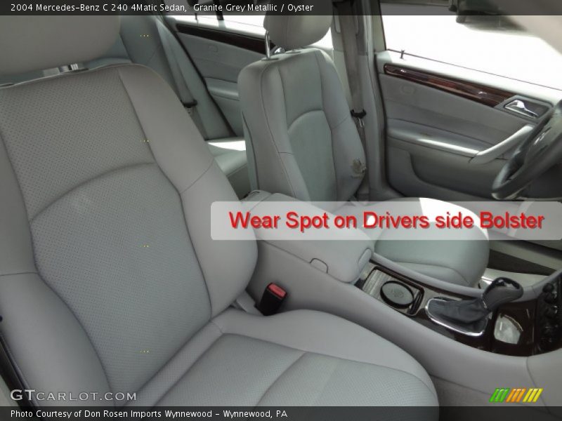 Granite Grey Metallic / Oyster 2004 Mercedes-Benz C 240 4Matic Sedan