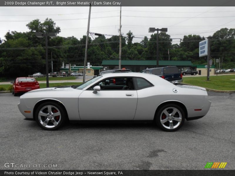 Bright Silver Metallic / Dark Slate Gray 2009 Dodge Challenger R/T