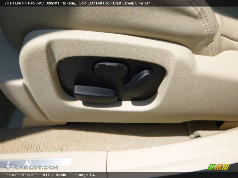 Gold Leaf Metallic / Light Camel/Olive Ash 2010 Lincoln MKS AWD Ultimate Package