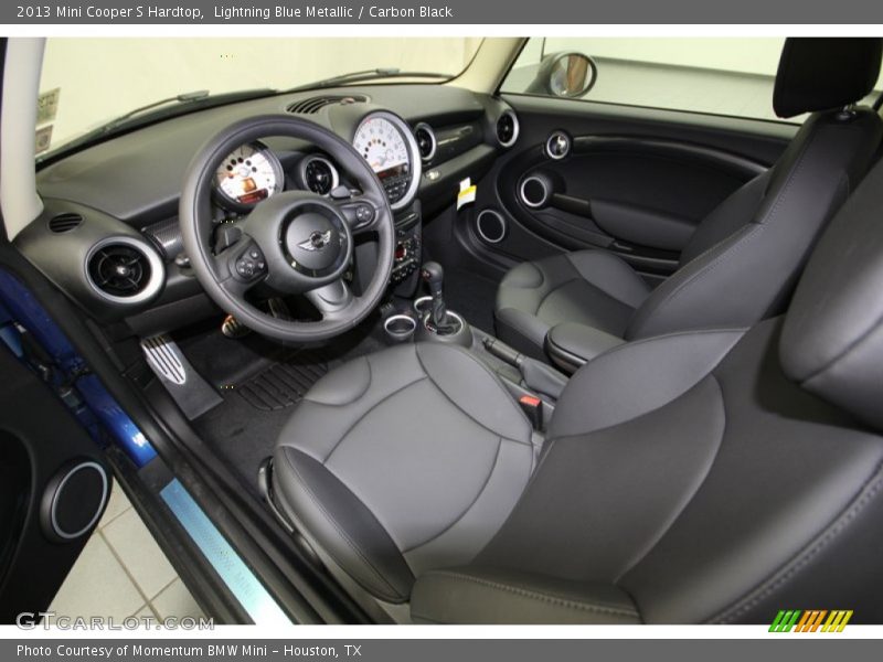 Lightning Blue Metallic / Carbon Black 2013 Mini Cooper S Hardtop