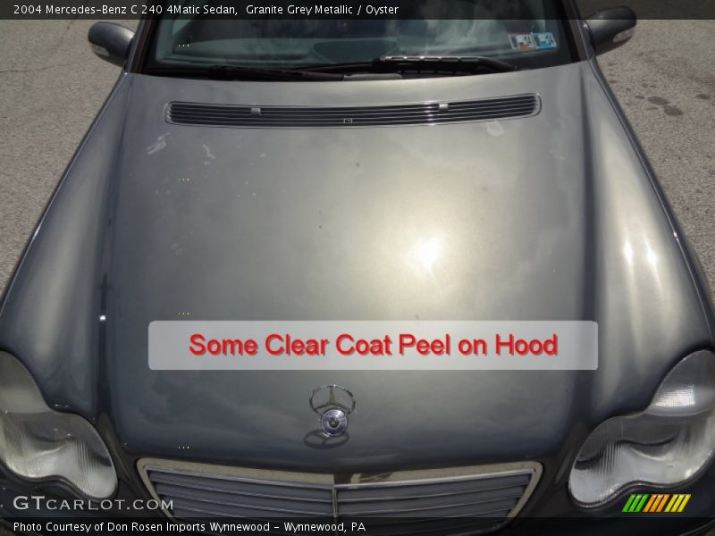 Granite Grey Metallic / Oyster 2004 Mercedes-Benz C 240 4Matic Sedan