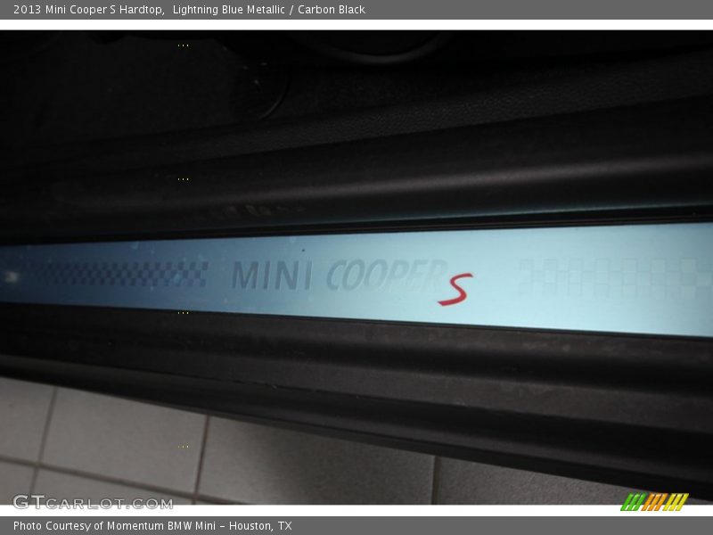 Lightning Blue Metallic / Carbon Black 2013 Mini Cooper S Hardtop