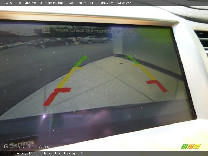 Gold Leaf Metallic / Light Camel/Olive Ash 2010 Lincoln MKS AWD Ultimate Package