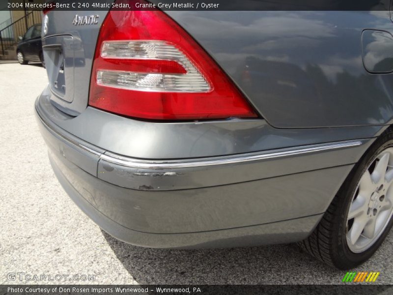 Granite Grey Metallic / Oyster 2004 Mercedes-Benz C 240 4Matic Sedan