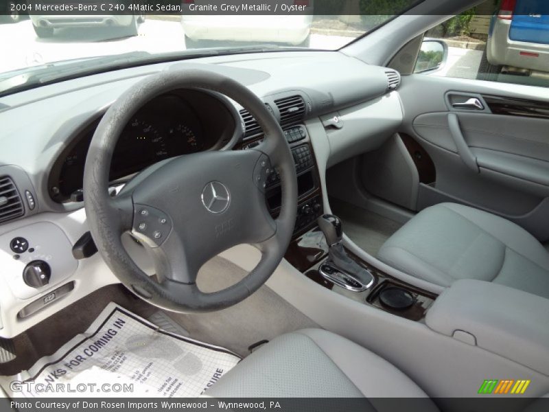 Granite Grey Metallic / Oyster 2004 Mercedes-Benz C 240 4Matic Sedan