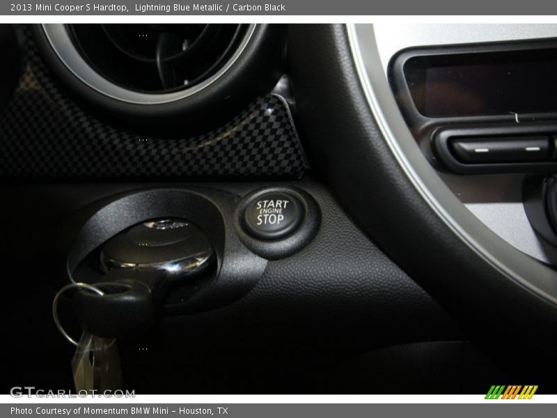 Lightning Blue Metallic / Carbon Black 2013 Mini Cooper S Hardtop