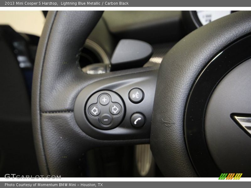 Lightning Blue Metallic / Carbon Black 2013 Mini Cooper S Hardtop