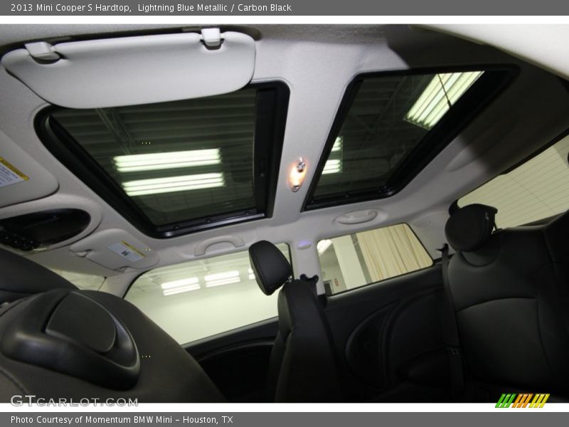 Lightning Blue Metallic / Carbon Black 2013 Mini Cooper S Hardtop