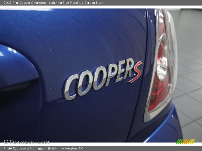 Lightning Blue Metallic / Carbon Black 2013 Mini Cooper S Hardtop