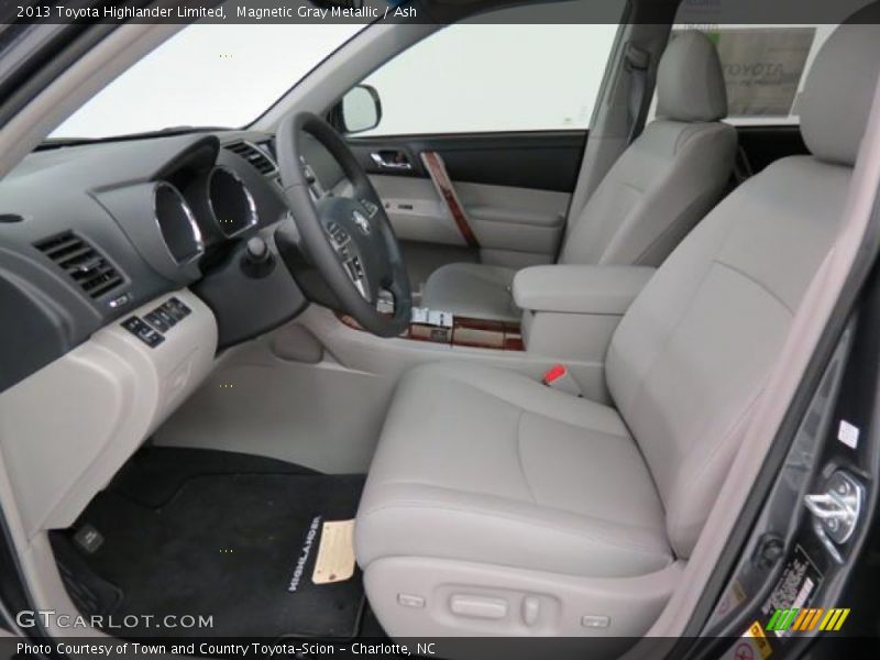 Magnetic Gray Metallic / Ash 2013 Toyota Highlander Limited