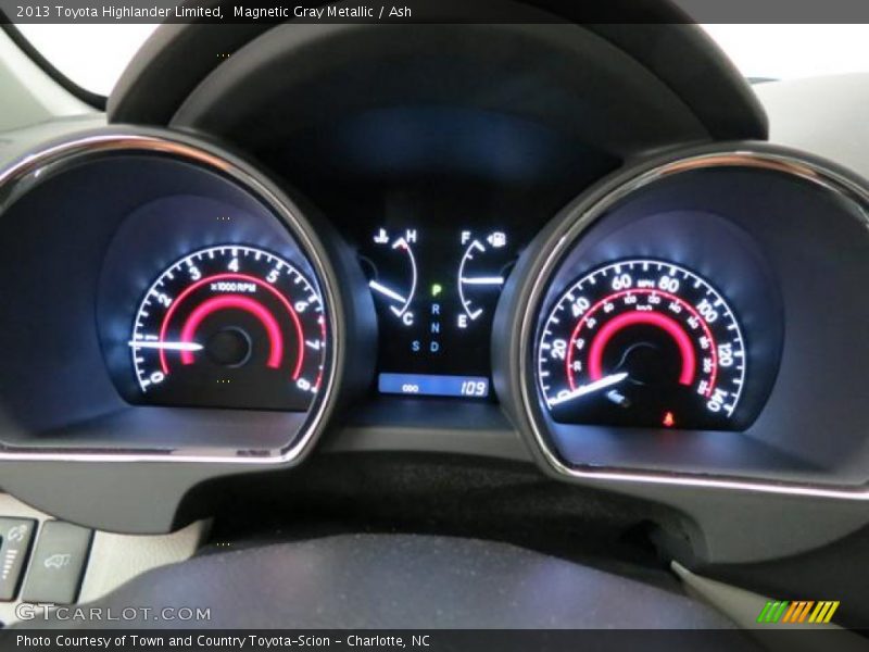 Magnetic Gray Metallic / Ash 2013 Toyota Highlander Limited