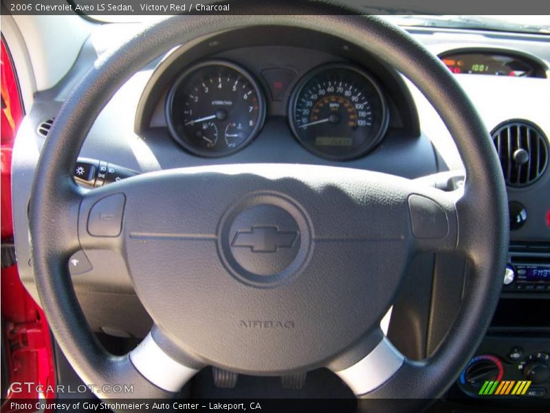Victory Red / Charcoal 2006 Chevrolet Aveo LS Sedan