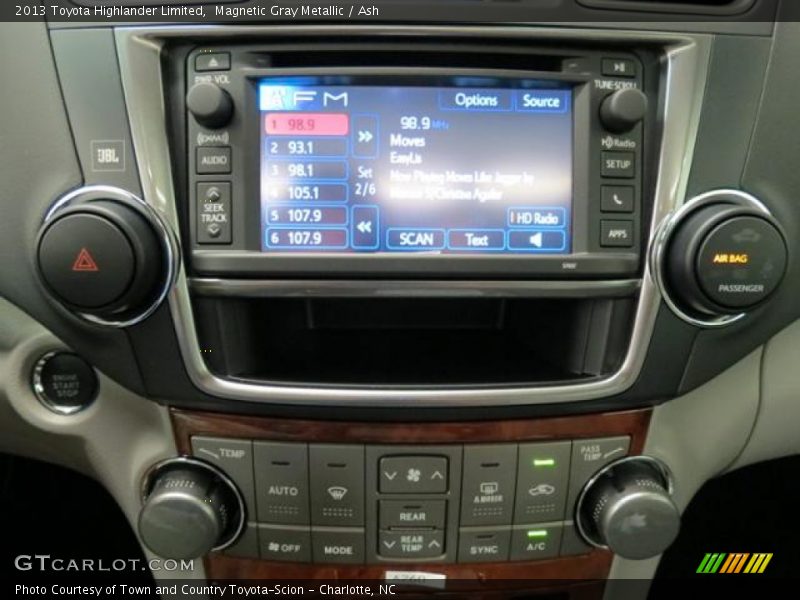 Magnetic Gray Metallic / Ash 2013 Toyota Highlander Limited