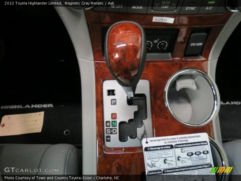 Magnetic Gray Metallic / Ash 2013 Toyota Highlander Limited