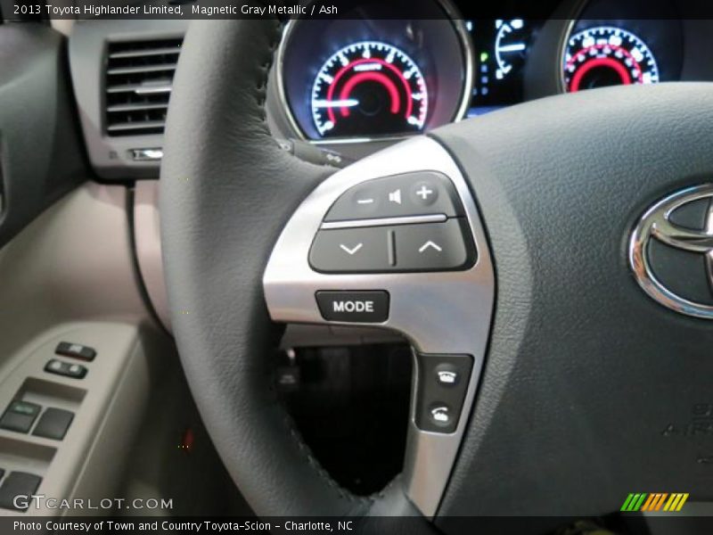 Magnetic Gray Metallic / Ash 2013 Toyota Highlander Limited