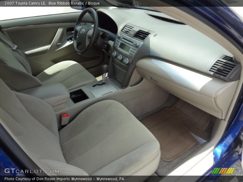 Blue Ribbon Metallic / Bisque 2007 Toyota Camry LE