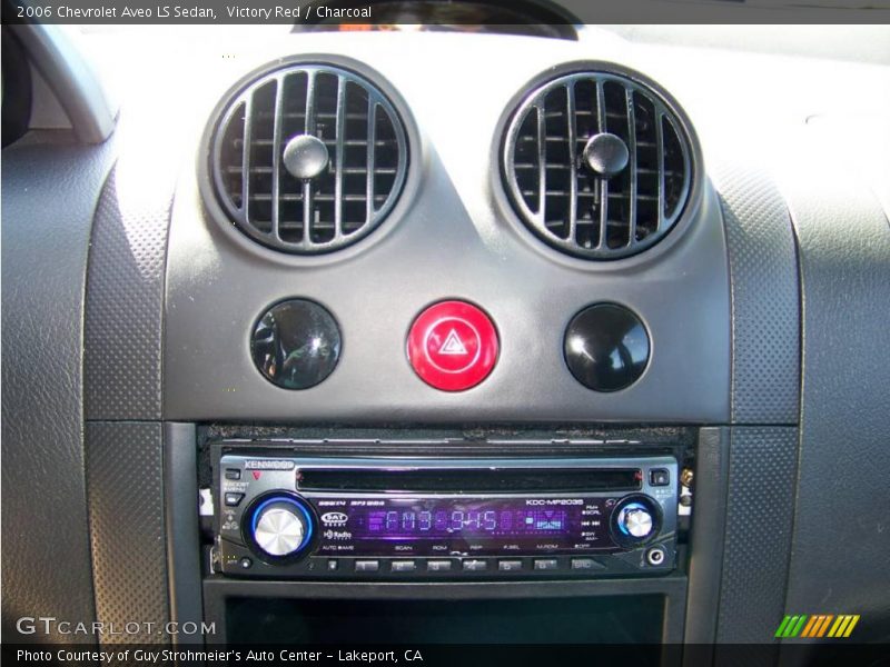 Victory Red / Charcoal 2006 Chevrolet Aveo LS Sedan