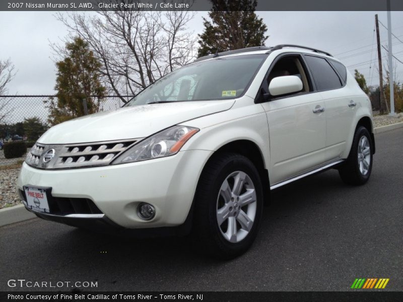 Glacier Pearl White / Cafe Latte 2007 Nissan Murano SL AWD