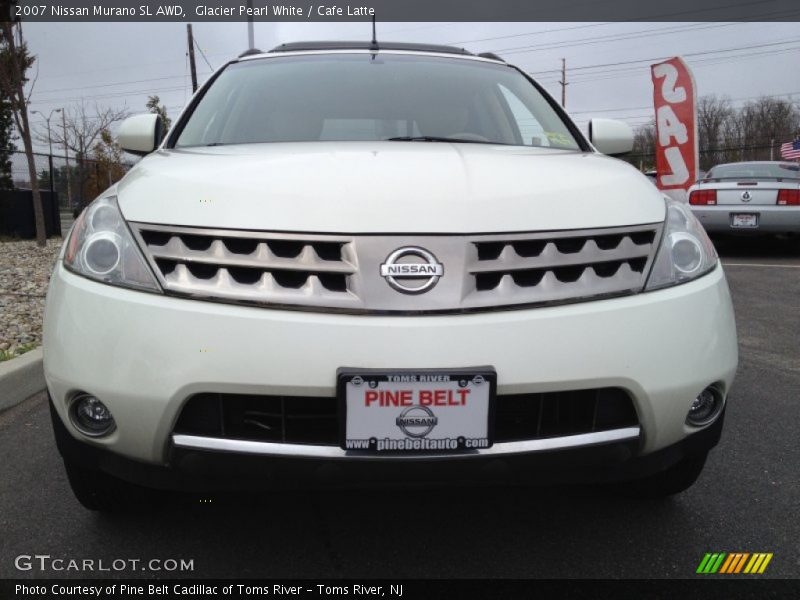 Glacier Pearl White / Cafe Latte 2007 Nissan Murano SL AWD