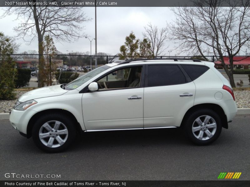 Glacier Pearl White / Cafe Latte 2007 Nissan Murano SL AWD