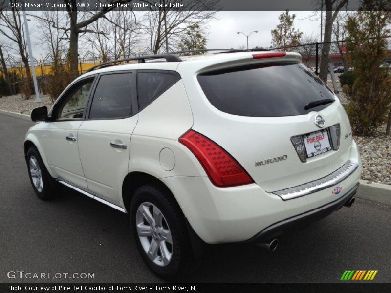 Glacier Pearl White / Cafe Latte 2007 Nissan Murano SL AWD