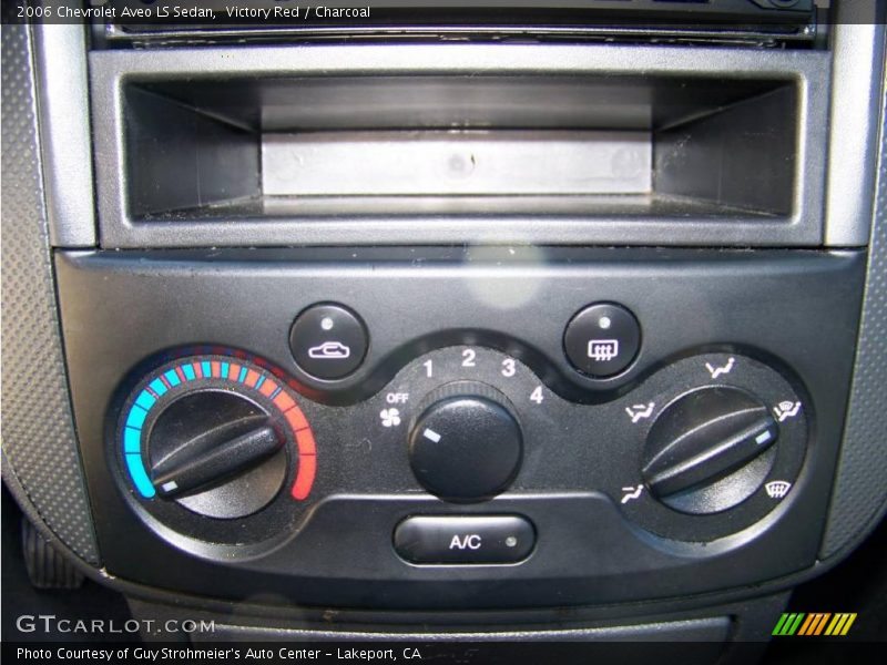 Victory Red / Charcoal 2006 Chevrolet Aveo LS Sedan