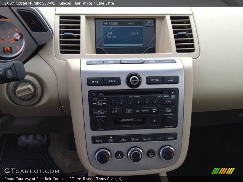 Glacier Pearl White / Cafe Latte 2007 Nissan Murano SL AWD