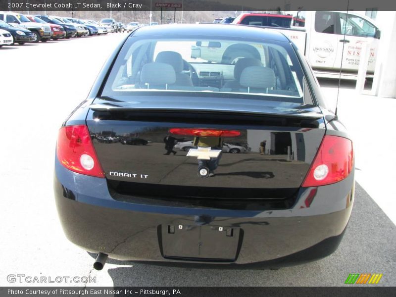 Black / Gray 2007 Chevrolet Cobalt LT Sedan