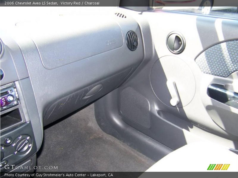 Victory Red / Charcoal 2006 Chevrolet Aveo LS Sedan