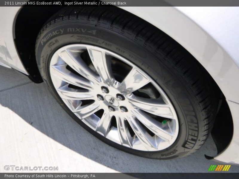 Ingot Silver Metallic / Charcoal Black 2011 Lincoln MKS EcoBoost AWD