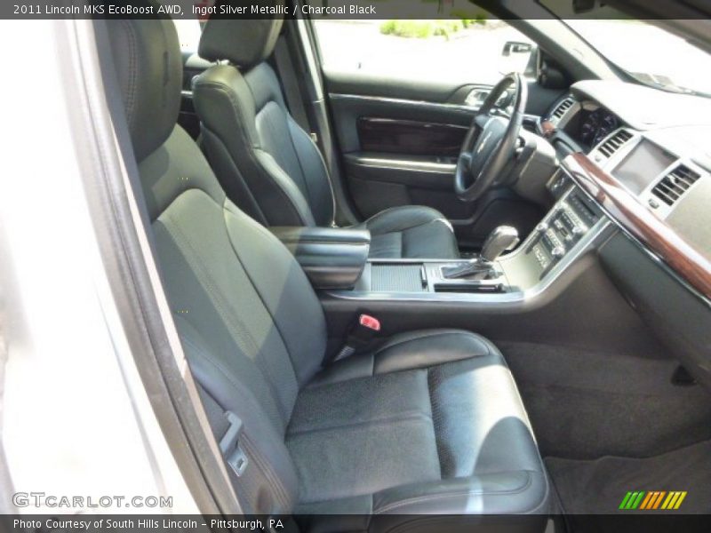 Ingot Silver Metallic / Charcoal Black 2011 Lincoln MKS EcoBoost AWD