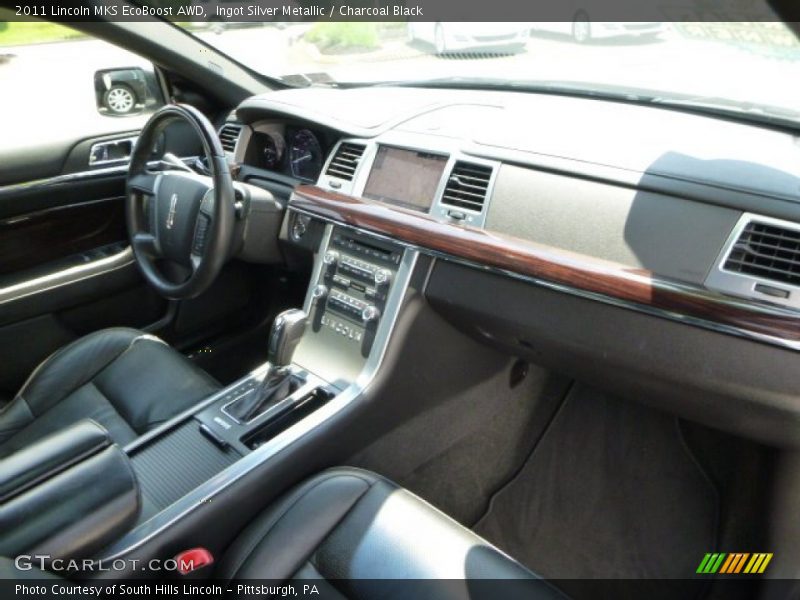 Ingot Silver Metallic / Charcoal Black 2011 Lincoln MKS EcoBoost AWD