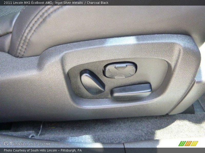 Ingot Silver Metallic / Charcoal Black 2011 Lincoln MKS EcoBoost AWD