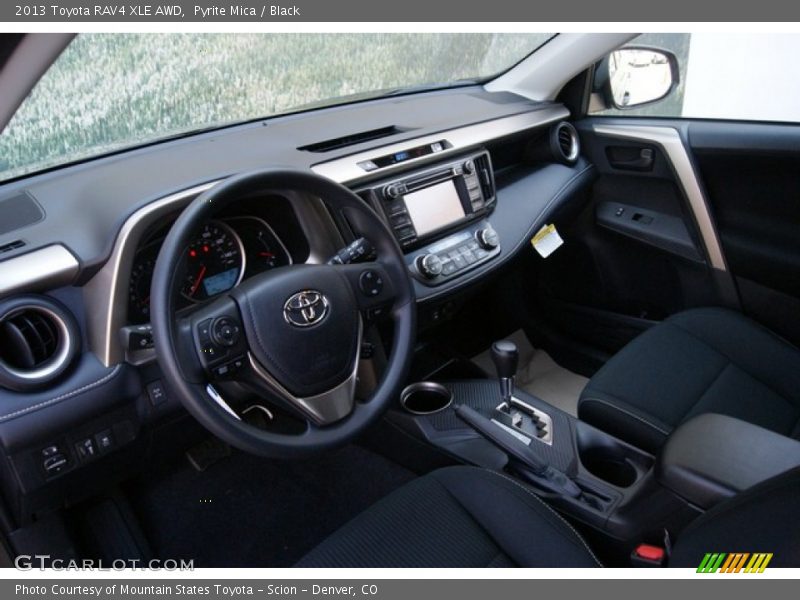Pyrite Mica / Black 2013 Toyota RAV4 XLE AWD