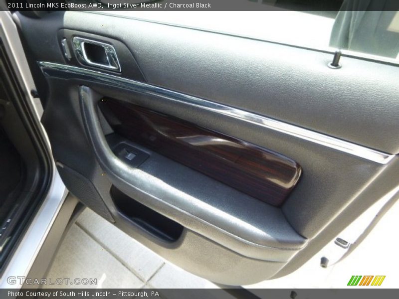 Ingot Silver Metallic / Charcoal Black 2011 Lincoln MKS EcoBoost AWD