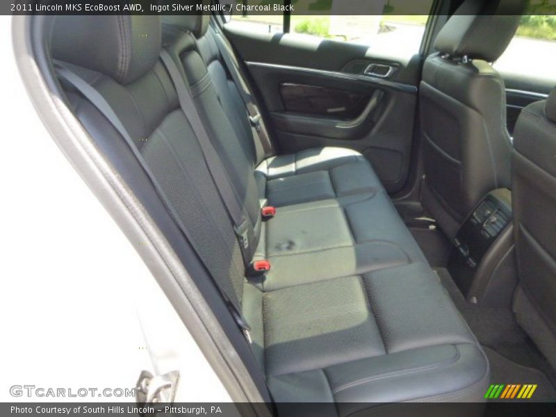 Ingot Silver Metallic / Charcoal Black 2011 Lincoln MKS EcoBoost AWD
