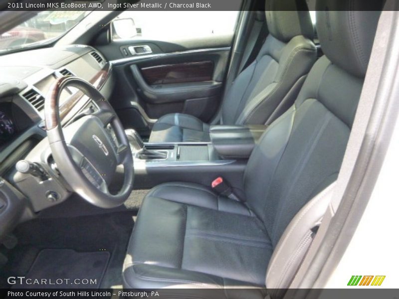 Ingot Silver Metallic / Charcoal Black 2011 Lincoln MKS EcoBoost AWD