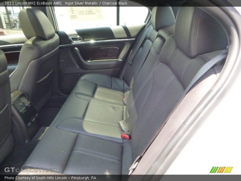 Ingot Silver Metallic / Charcoal Black 2011 Lincoln MKS EcoBoost AWD