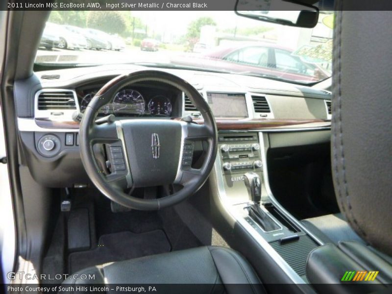 Ingot Silver Metallic / Charcoal Black 2011 Lincoln MKS EcoBoost AWD