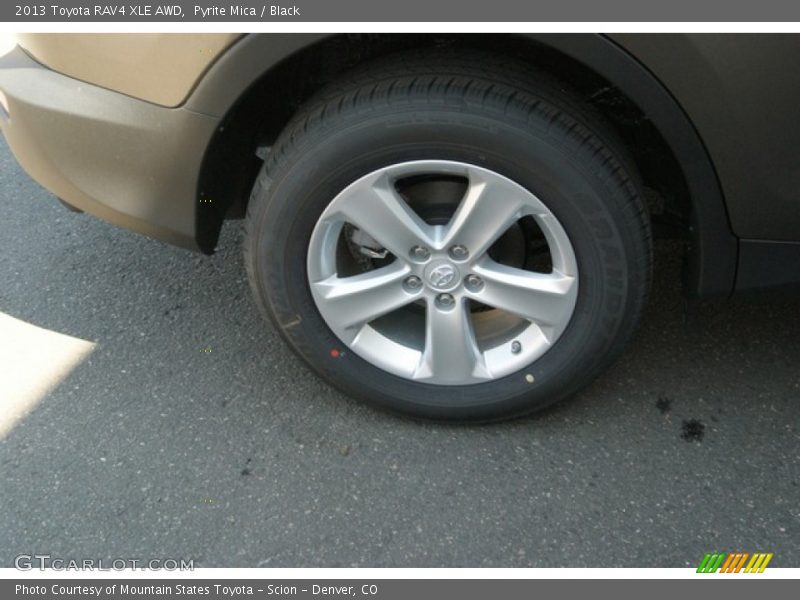 Pyrite Mica / Black 2013 Toyota RAV4 XLE AWD