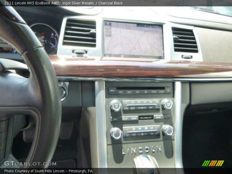 Ingot Silver Metallic / Charcoal Black 2011 Lincoln MKS EcoBoost AWD