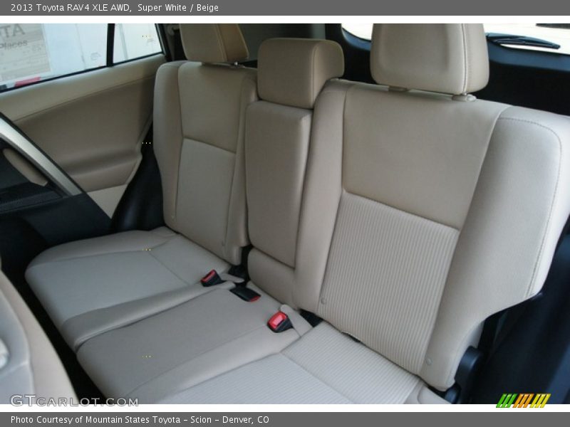Super White / Beige 2013 Toyota RAV4 XLE AWD