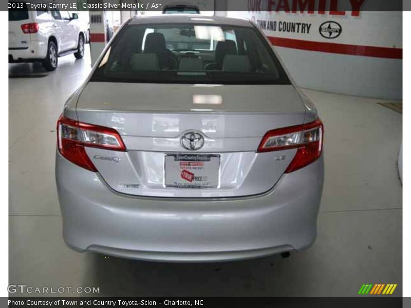 Classic Silver Metallic / Ash 2013 Toyota Camry LE