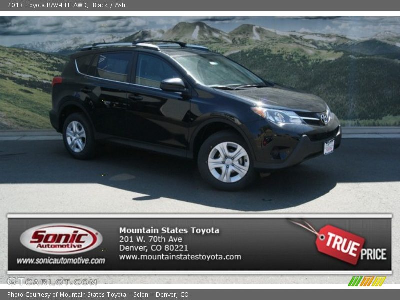 Black / Ash 2013 Toyota RAV4 LE AWD