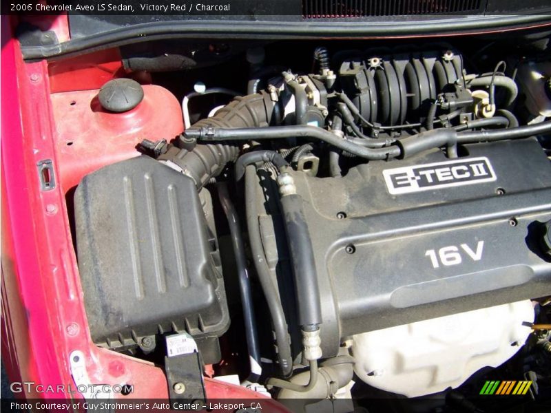 Victory Red / Charcoal 2006 Chevrolet Aveo LS Sedan
